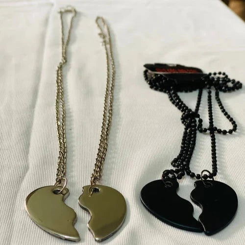 Broken Heart Couple Locket